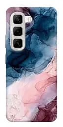 Чехол Demsky Розово-голубые разводы для Infinix Hot 50 4G