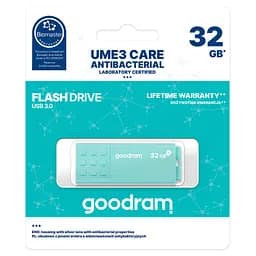 USB флеш накопичувач Goodram 32GB UME3 Care Green USB 3.2 (UME3-0320CRR11) - мініатюра 3