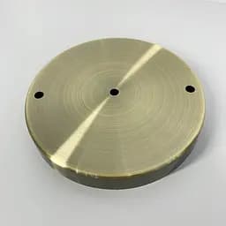 Подвійна кругла стельова основа у кольорі бронза | Line F | Арт. BASE 2 AB