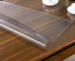 Гнучке (м'яке, рідке) скло скатертину на стіл Soft Glass 1.8х1.4м (товщина 2.0 м) Прозора - мініатюра 5