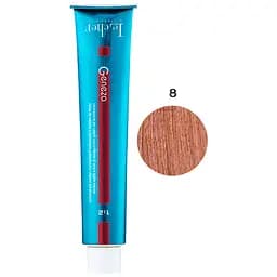 Профессиональная стойкая аммиачная крем-краска для волос Le Cher Geneza 8 (8N) натуральный оттенок 100 мл