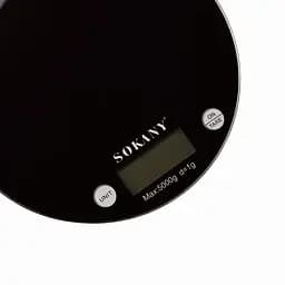 Ваги кухонні електронні SOKANY SK-19023 до 5 кг з плоскою платформою, чорний Sokany SK-19023B - мініатюра 3