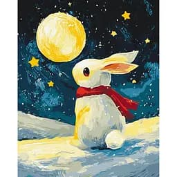 Картина за номерами на підрамнику Brushme Білий зимовий принц