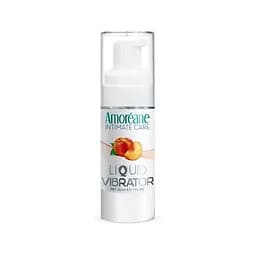 Лубрикант с эффектом вибрации Amoreane Med Liquid Vibrator Peach (30 мл)