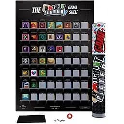 Top Scratch Скретч постер Watch It Played Game Shelf (ВР_С-ПВПГШ)