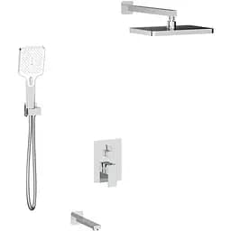 Душова система прихованого монтажу Haiba Gaudi 009 HB9595, Хром