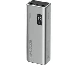 Зовнішній акумулятор CUKTECH PB200P 20000mAh 150W 3 порти 2C1A сірий - мініатюра 2