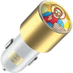 Автомобільний зарядний пристрій Luxe Cube Guardian J 2USB 3.4А, білий (8889998698497)