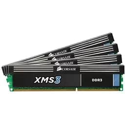 Оперативна пам'ять Corsair CMX16GX3M4A1600C9 XMS3 16GB (4x4GB) DDR3 1600 Mhz CL9 XMP Desktop Memory Kit Б/В