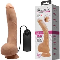 Реалистичный вибратор Baile Beautiful Jack 27 см телесный