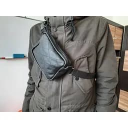 Шкіряна сумка бананка Gofin 20х16 см sum0009974 - мініатюра 3