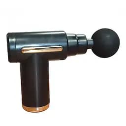 Масажер ручний м'язовий акумуляторний 4 насадки Fascial Gun 8673 - мініатюра 2