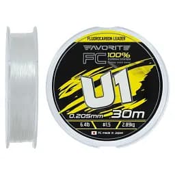 Флюорокарбон Favorite U1 FC 30 м 1.5/0.205 мм 6.4 lb/2.89 кг