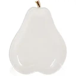 Набор BonaDi 4 блюда Груша фарфоровая белый перламутр с золотом 17х13,5х2,5 см kuh0007099