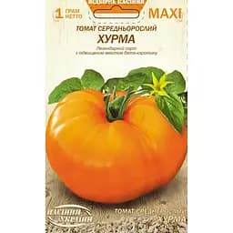 Семена помидора Насіння України Maxi Томат среднерослый Хурма 1 г (685530)