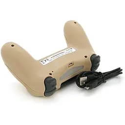 Геймпад джойстик DoubleShock Wireless PS4 Double Motor Vibration Dualshock 4 Light-Gold - мініатюра 3