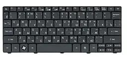 Клавіатура для ноутбука Acer Aspire One 521, 522, 532, 532H, 533, D255, D255E, D257, D260, D270, Happy, Happy2, eMachines 350, 355, em350, EM25 Dot S2, Dot SE, Dot SC, Dot SE3, PAV80, Black