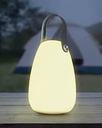 Вуличний світильник на сонячній батареї Goldlux 330666 Canaria LED 1x2W 3000К+RGB IP44 білий - мініатюра 3