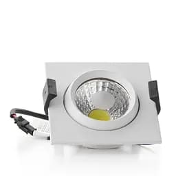 Світильник стельовий Brille LED врізний LED-43/8W COB CW DL L126-020