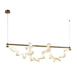 Люстра LED Levistella 7813168 (1500) AB, 26W, 3000K, бронзовий, стельова, сучасний стиль для дому - мініатюра 2