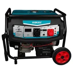 Генератор бензиновий Sigma 8.5/9.0 кВт, одно/трифазний, ручний/електро запсук (5710511)