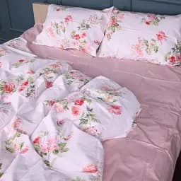 Комплект постільної білизни MirSon Сатин Spring Flower 175х210 см (2200011121857)