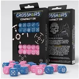 Набор кубиков Crosshairs Compact D6: Blue&Pink (20 шт.) (STCA02)