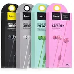 Навушники Hoco M3 Universal Earphone чорні 6957531031840 6957531031840