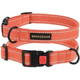 Нашийник для собак Barksi Сotton S 25-33х1.6 см помаранчевий