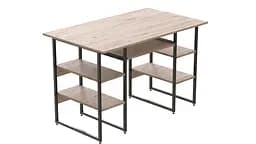 Комп'ютерний стіл Ferrum-decor Тім 75x140x60 чорний ДСП Дуб Сан-Марино 32мм (FRD-103968)