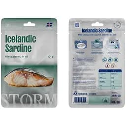 Филе исландской сардины Storm кусочки в масле 101 г