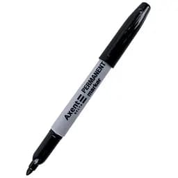 Набор маркеров Axent Permanent D2606 круглый 1 мм 12 шт. черный (D2606-01)