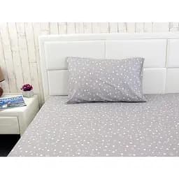 Набор Руно простыня Star + наволочка, 145х215 см, 50х70 см, бязь набивная, голубой (12.114_star)