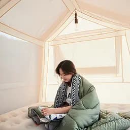 Спальник Naturehike L150 (NH20MSD05) +13°C - правий - 190см - темно-зелений - мініатюра 3