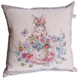 Подушка Прованс Чарівність Заєць гобелен 45х45 см (44284)