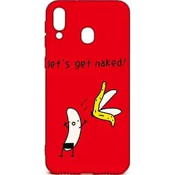 Чохол-накладка Toto Cartoon Soft Silicone TPU Case Samsung Galaxy M20 Banana Red
