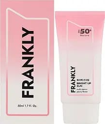Крем сонцезахисний з вітамінами 50 мл Frankly Bright Up Sunscreen SPF 50+ - мініатюра 2