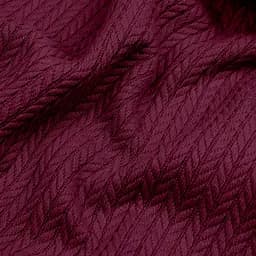 Плед-покривало Cosas Knitted Braid Ruby косичка 75х95 см (Blanket_57Ruby_KnittedBraid_75x95) - мініатюра 4