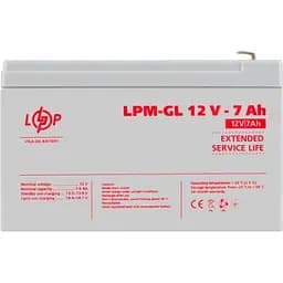 Акумулятор LogicPower LPM-GL 12V - 7 Ah GEL - мініатюра 2
