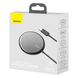 Заряджання Qi BASEUS Simple Mini Magnetic Wireless Charger (набір для Iphone 12 + кабель Type-C 1.5m) - мініатюра 3