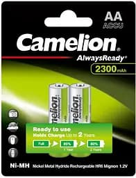 Аккумулятор Camelion 1,2V АА R6-2BL 2300 mAh Ni-MH Always Ready, 2 шт. (NH-AA2300АRBP2)