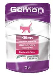 Gemon Cat Wet для кошенят з куркою 100 гр