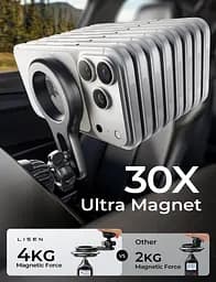 Автотримач LISEN MagSafe, 2026 Магнітні тримачі для телефона для автомобільного вентиляційного отвору - мініатюра 8