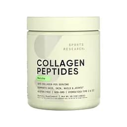 Колагенові пептиди Sport Research Collagen Peptides Organic Matcha Green Tea 288 г