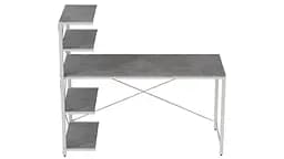 Комп'ютерний стіл Ferrum-decor Джек 75x120x70 Білий ДСП Бетон (FRD-105317)