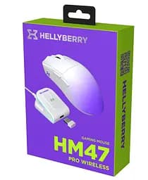 Миша HATOR Hellyberry HM47 PRO wireless White Violet Gradient (HM47PRO_white_violet) - мініатюра 10