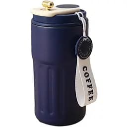 Термочашка Coffee 500 мл з датчиком температури, синій Yiwu HP-14-10BL