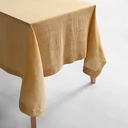 Скатерть со льна Lotus Home - Benna mango 170x250