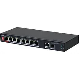 Комутатор мережевий Dahua DH-PFS3110-8ET1GT1GF-96