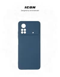 Чехол ArmorStandart ICON для Xiaomi Poco X4 Pro 5G Camera cover Blue (ARM61584) - мініатюра 3
